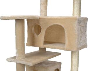 Funfit 7 szintes macska Szórakoztató központ és Kaparófa #bézs