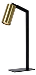 Lucide Sybil fekete-arany asztali lámpa (LUC-45599/01/30) GU10 1 izzós IP20