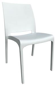 VOLGA 54x46x80 cm műanyag szék, fehér (25 db)