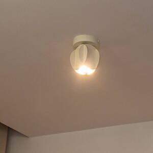 GAMBIT mennyezeti spotlámpa, krémfehér, Ø 10 cm, fém, GU10 LED