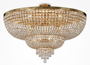 Maytoni Palace arany-átlátszó kristály mennyezeti lámpa (MAY-DIA890-CL-18-G) E27 18 IP20