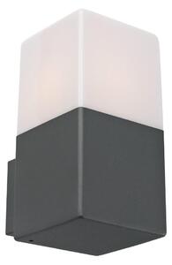 Redo Togo szürke-fehér kültéri fali lámpa (RED-9265) E27 1 izzós IP44