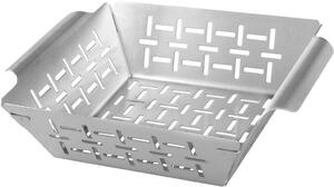 Tálca Strend Pro Grill, grillezéshez, rozsdamentes, 22x18x5,5 cm