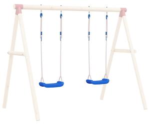 2 db kék polietilén hinta kötéllel 37 x 15 cm