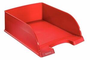 Irattálca, műanyag, LEITZ Plus Jumbo, piros (E52330025)