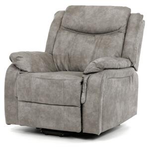 Elektromos relax fotel állítható háttámlával szürke vintage szövet TV-Q8668 GREY3