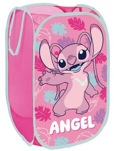 Lilo és Stitch hálós játéktároló (rózsaszín)