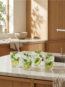 Sinsay - Bordázott poharak 4 db - clear