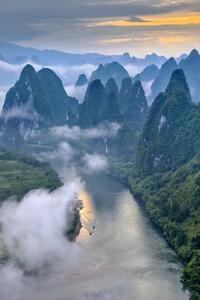 Művészeti fotózás Li River, Hua Zhu, (26.7 x 40 cm)