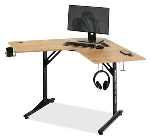 PC asztal Matts C (tölgy + fekete)