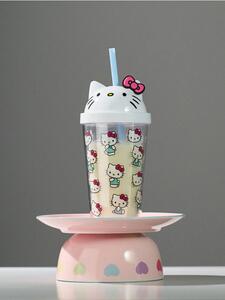Sinsay - Pohár fedéllel és szívószállal Hello Kitty - többszínű