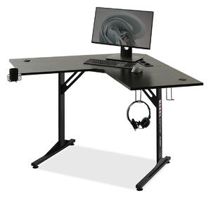 PC asztal Matts C (fekete fa + fekete)
