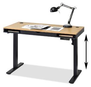 PC asztal Osto 120 (tölgy + fekete + fekete). Akció -20%