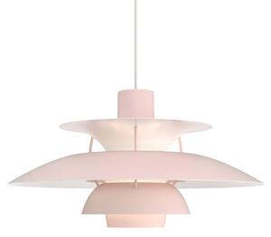 Függőlámpa Louis Poulsen, PH 5 500, dimmable, Rózsaszín / Rosé, Nappali, Fém, Dizájn
