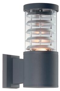 Ideal Lux TRONCO AP1 ANTRACITE szürke-átlátszó kültéri fali lámpa (IDE-027005) E27 1 izzós IP44