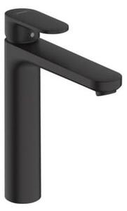 Magas mosdó csaptelep Hansgrohe Vernis Blend leeresztőszelep nélkül fekete matt 71582670