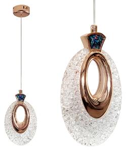 Kristály Csillár LHJ109-1CP LIGHT ROSE GOLD