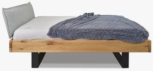 Masszív fa ágy fém lábakon 180 x 200 cm, Samuel