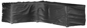 VidaXL 2 db L-alakú kerti bútorhuzat 18 fűzőlyukkal 220x285x80 cm