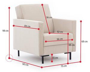 AZAEL fotel, 75x91x90, modone 17047