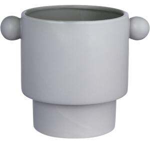 HANDLE kaspó, szürke 18 cm