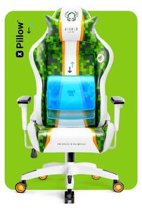 Diablo X-One 2.0 Craft gamer szék Átlagos méret: Fehér-zöld Diablochairs