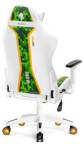 Diablo X-One 2.0 Craft gamer szék Átlagos méret: Fehér-zöld Diablochairs