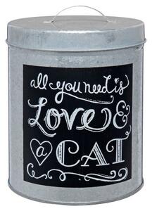 Fém tárolódoboz, All you need is love & cat