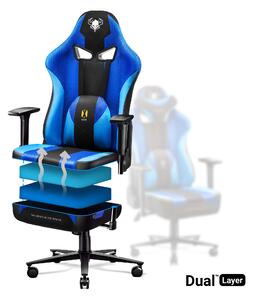 Diablo X-Player 2.0 szövet gamer szék Átlagos méret: Frost black / fekete Diablochairs