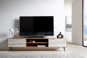 KLEO prémium akác TV-szekrény - 200/240cm