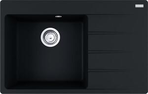 Mosogató Franke Centro CNG 611-78 TL/2 Onyx, balra