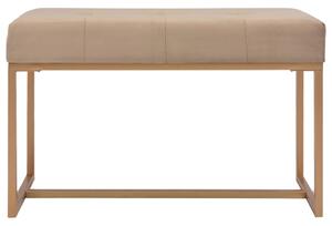 VidaXL bézsszínű bársonypad 80 cm