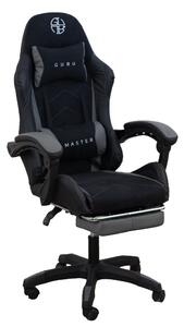 Guru Master GM1-G-L kényelmes főnöki gamer szék forgószék lábtartóval