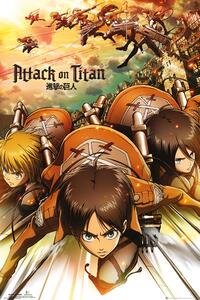 Plakát Attack on Titan (Shingeki no kyojin) - Attack, (61 x 91.5 cm)