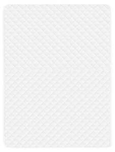 VidaXL fehér steppelt könnyű matracvédő 160 x 200 cm