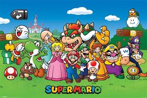 Plakát Super Mario - Characters, (91.5 x 61 cm)