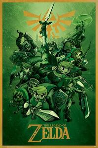 Plakát The Legend Of Zelda - Link, (61 x 91.5 cm)
