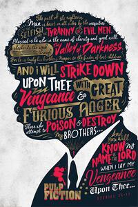 Plakát Pulp Fiction - Ezekiel 25:17, (61 x 91.5 cm)