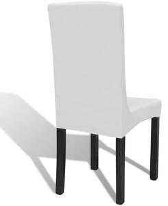 VidaXL 6 db fehér szabott nyújtható székszoknya