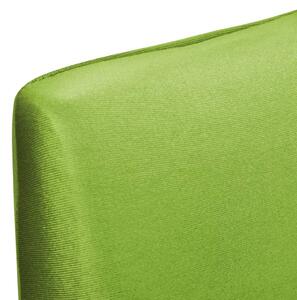 VidaXL 6 db zöld szabott nyújtható székszoknya