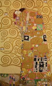 Reprodukció Fulfilment (Stoclet Frieze) c.1905-09, Gustav Klimt