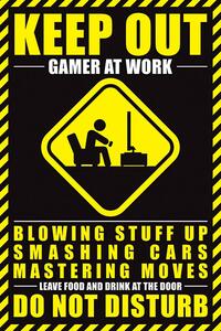 Plakát Gamer At Work, (61 x 91.5 cm)