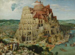 Pieter the Elder Bruegel - Festmény reprodukció Tower of Babel, 1563 (oil on panel), (40 x 30 cm)