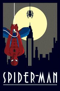 Plakát Marvel Deco - Spider-Man Hanging, (61 x 91.5 cm)