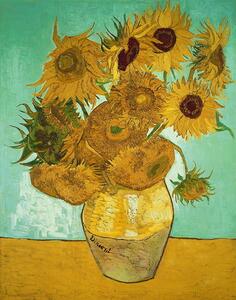 Vincent van Gogh - Festmény reprodukció Napraforgók, (30 x 40 cm)
