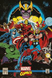 Plakát Marvel Comics - Infinity Retro, (61 x 91.5 cm)