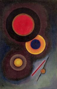 Wassily Kandinsky - Festmény reprodukció Composition with Circles and Lines, 1926, (24.6 x 40 cm)