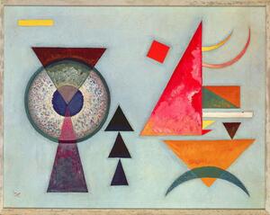 Wassily Kandinsky - Festmény reprodukció Weiches Hart (Soft Hard) 1927, (40 x 30 cm)