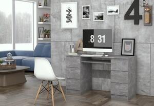 Berga Számítógép asztal - beton