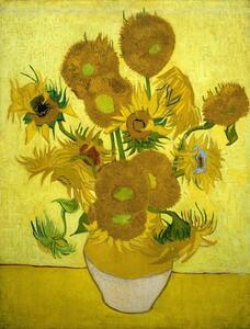 Vincent van Gogh - Festmény reprodukció Vincent van Gogh - Napraforgók, (30 x 40 cm)